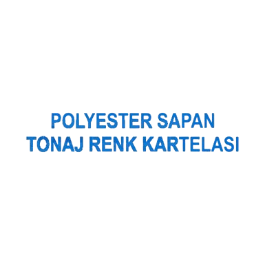 Polyester Sapan Tonaj Renk Kartelası