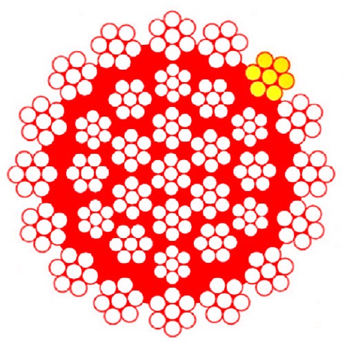 35×7 IWRC Dönmez Warrington Çelik Halat