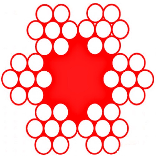 6×7 FC Kendir Özlü Çelik Halat